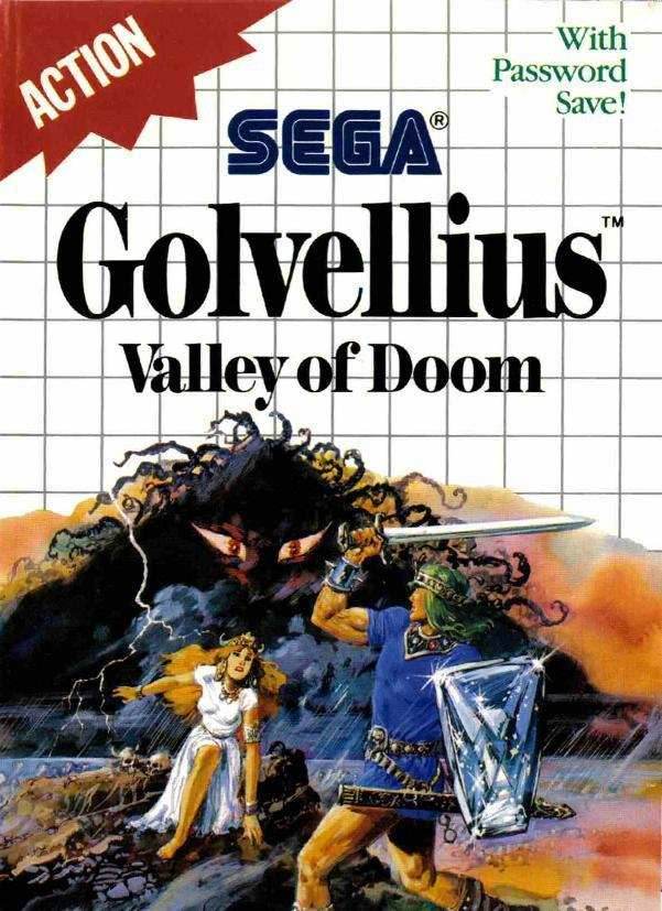 Golvellius Valley of Doom (Sega Master System) - Game Manual Only