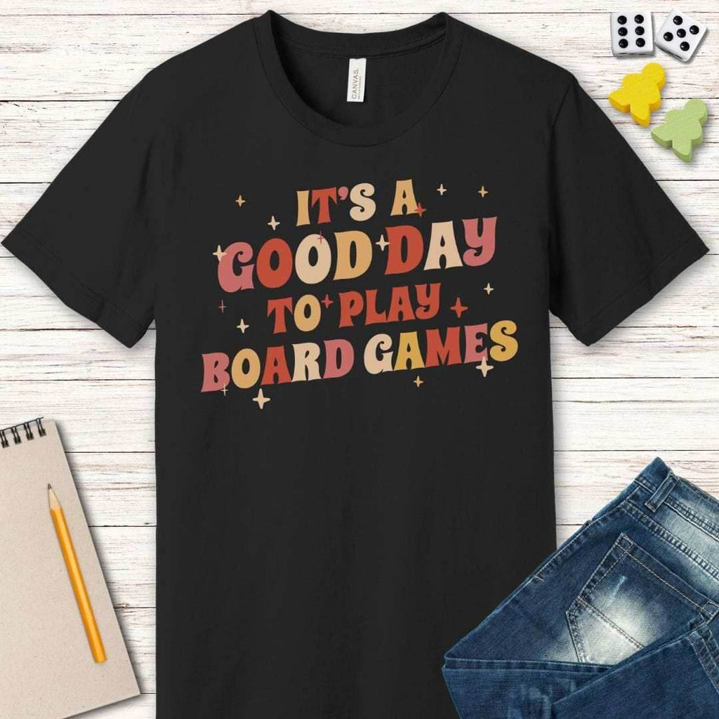 Good Day to Play Board Games T-Shirt - Navy / S