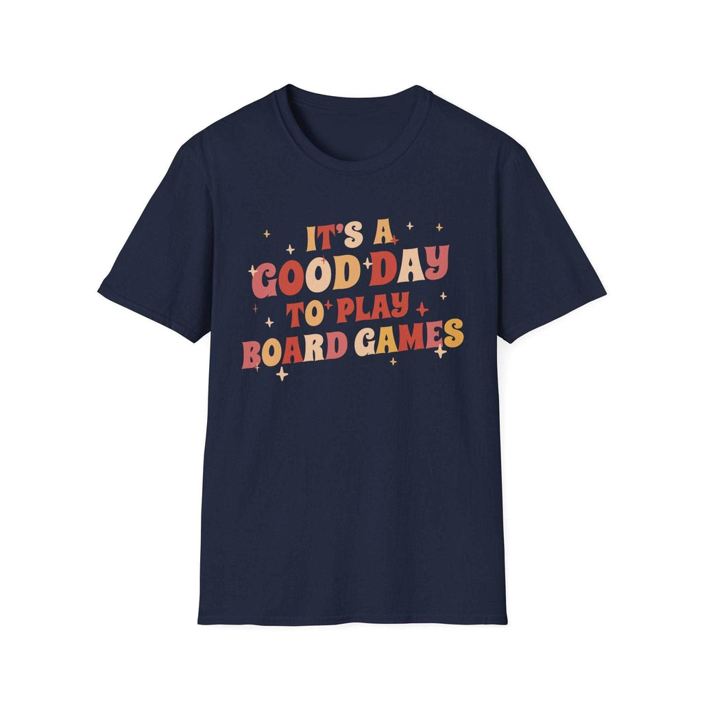 Good Day to Play Board Games T-Shirt - Navy / S