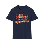 Good Day to Play Board Games T-Shirt - Navy / S