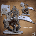 Goradrash, Blackcrag Manticore (Mounted or Wild) - With Rider