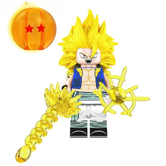 Gotenks Dragon Ball Z Lego Minifigures Anime Custom Toys 2