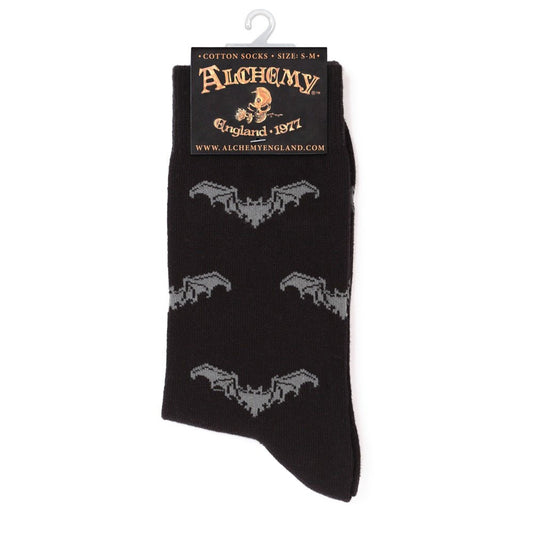 Gothic Bat Socks-0