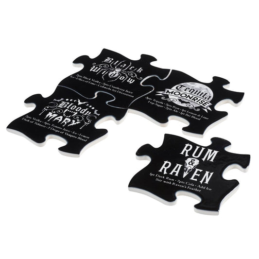 Gothic Cocktail Coasters (Set of 4)