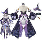 Gothic Herta Cosplay Dress – Fantasy Witch Lolita Costume Set - Costume and wig / XXL
