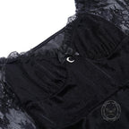 Gothic A Line Polyester Mini Dress