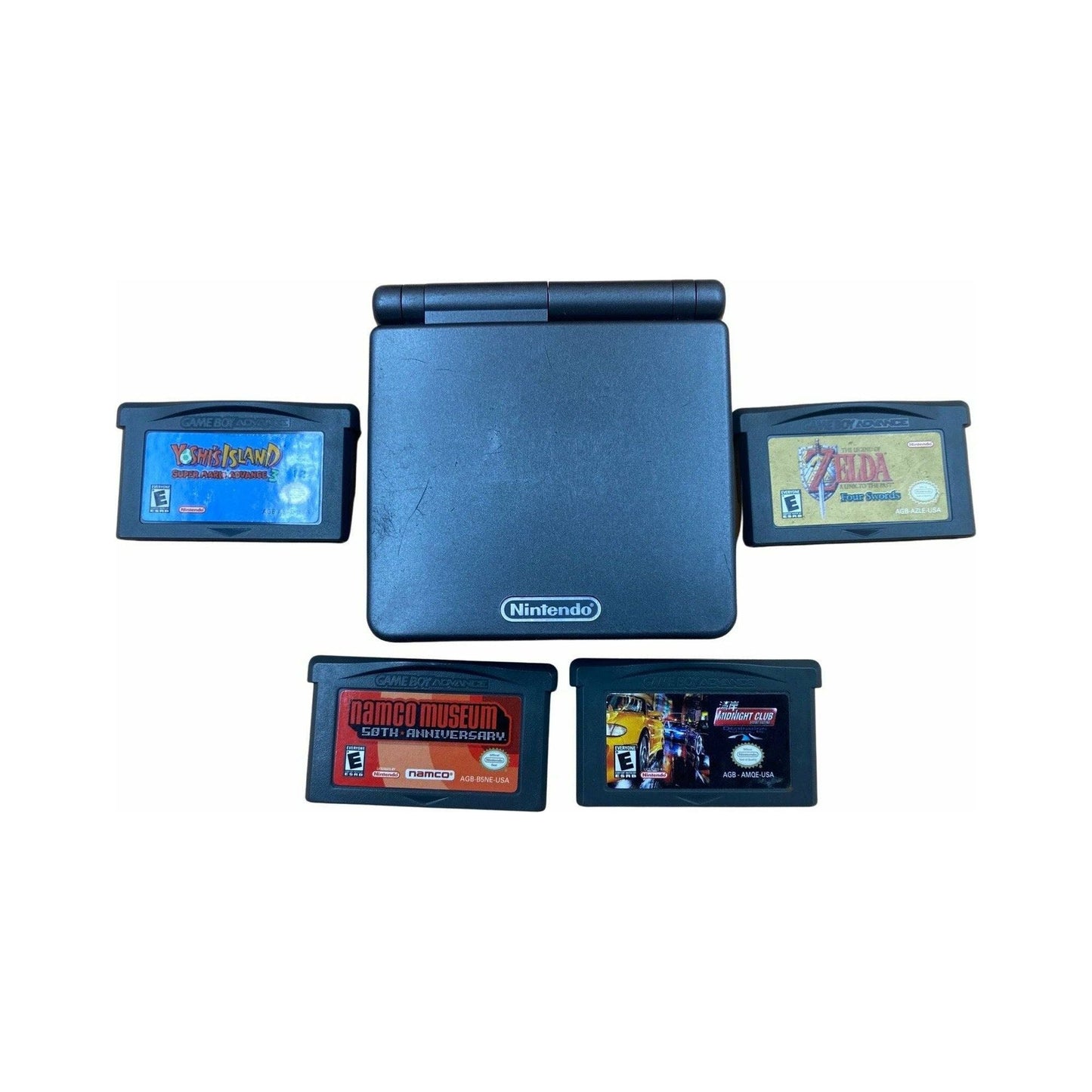 Graphite Gameboy Advance SP (Game Bundle)