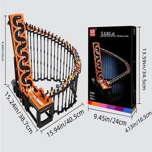 Great Ball Contraption Harp Track With 1508 Pieces - 