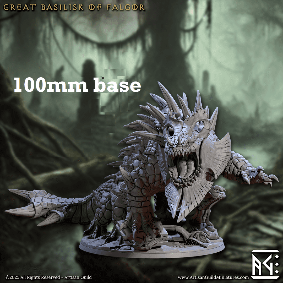 Great Basilisk of Falgor (Lizard Beast Epic Boss) - 