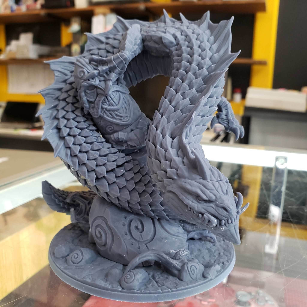 Great Linnorm of Frostheart (Snake-Like Dragon) - 