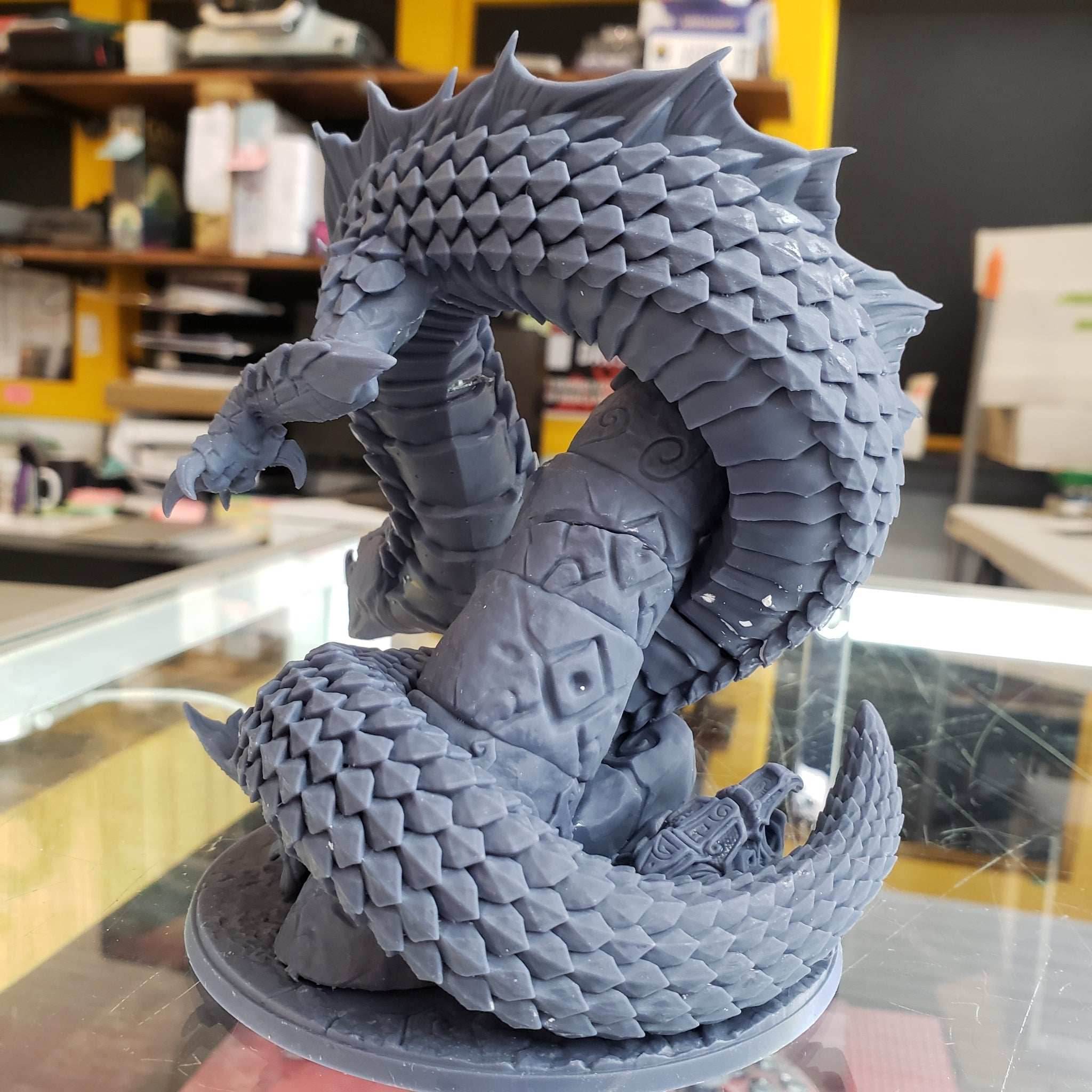 Great Linnorm of Frostheart (Snake-Like Dragon) - 
