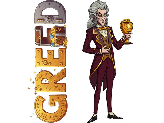 Greed Sticker and Magnet – Avaritia 7 Sinkins™ – Personification of Greed | Waterproof & UV-Proof - Sticker / Mini