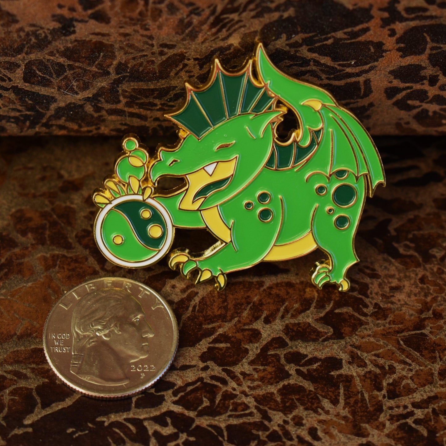 Green Dragon Pin