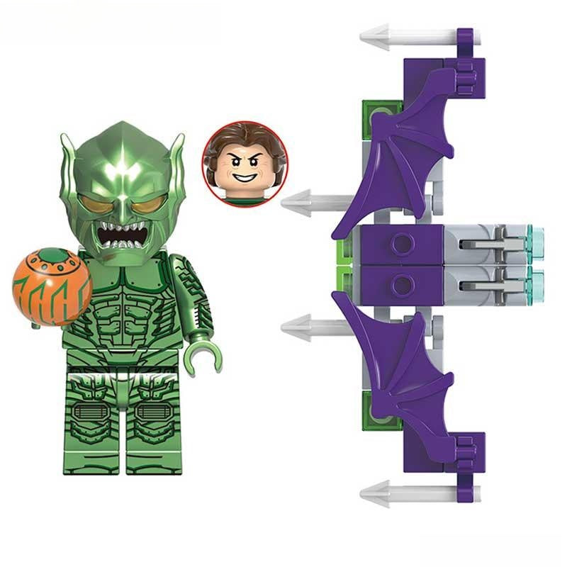 Green Goblin Spider-Man No Way Home Lego Minifigures Custom Toys