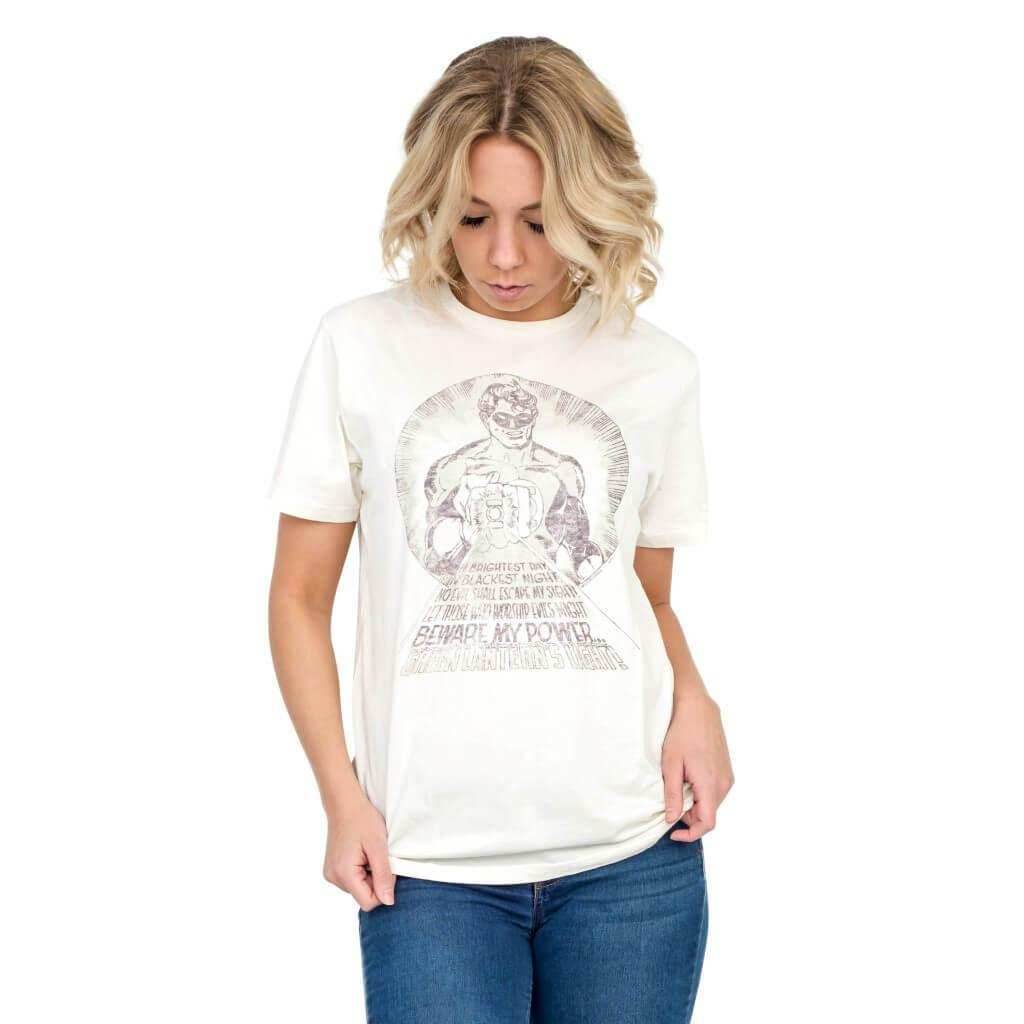 Green Lantern Beware My Power Oath Sugar T-shirt - S