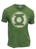Green Lantern Distressed Logo Mens T-shirt - S