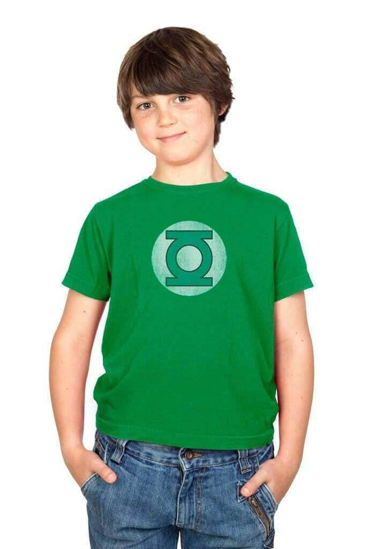 Green Lantern Distressed Logo Youth T-shirt - YS