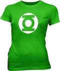 Green Lantern Logo Kelly Green Juniors T-shirt - S