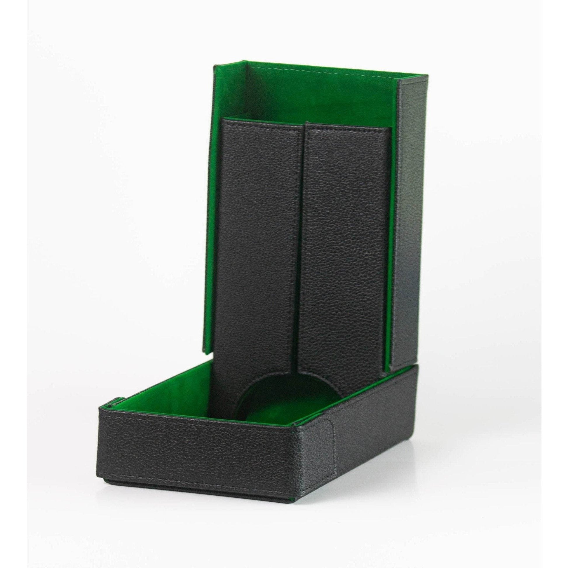Green Magnetic Travel Foldable Dice Tower - 