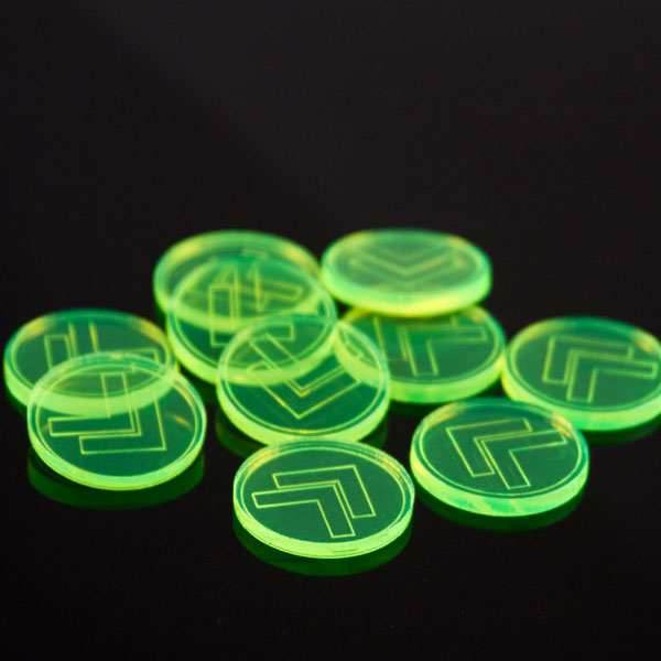 Fluorescent Order Marker - Fluorescent Red