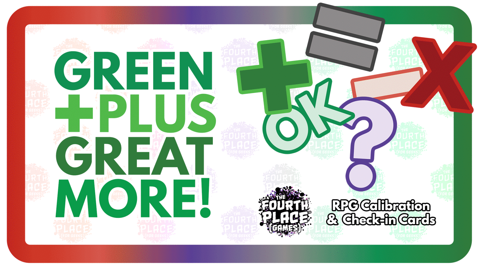 GREEN +PLUS GREAT MORE! - 