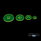 Line of Fire Status Discs - 25mm / Green