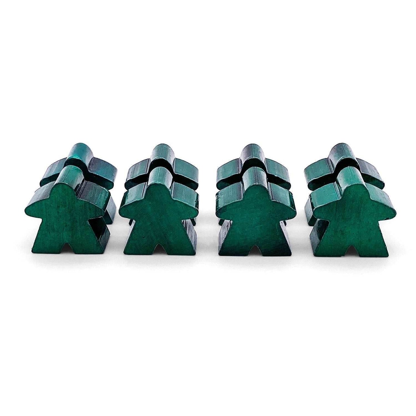 8 Pack of Green Enamel Meeples by Norse Foundry - 