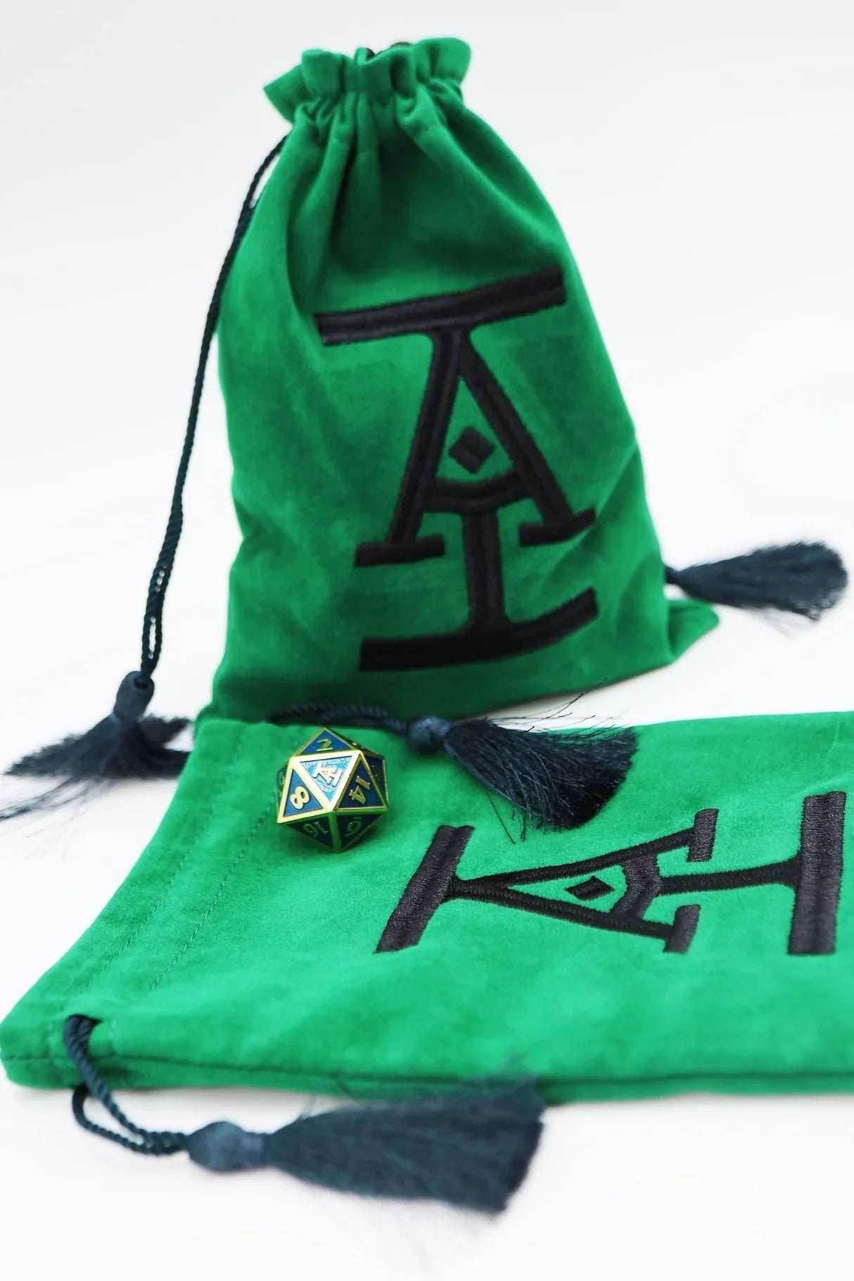 Foam Brain Games Dice Bag - Acquisitions Inc. - Green