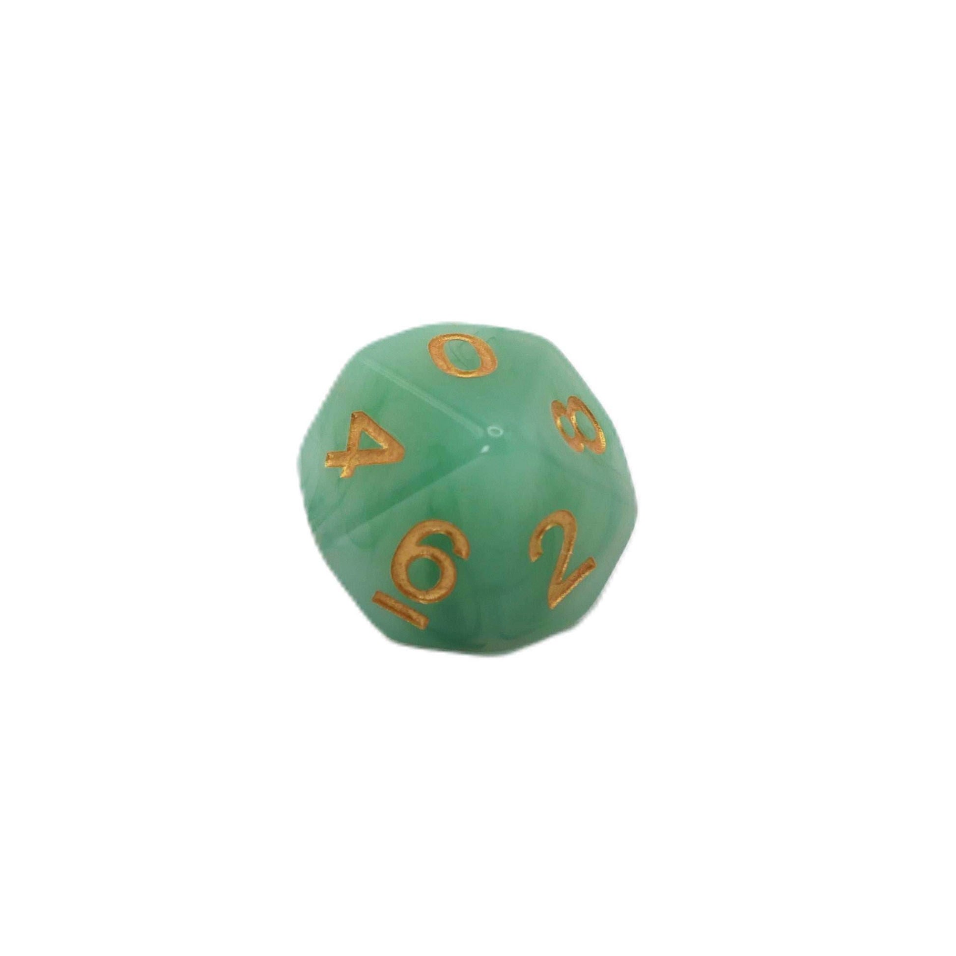 Greener Pastures - 7 Piece DnD Dice Set | Acrylic RPG Gaming Dice - 