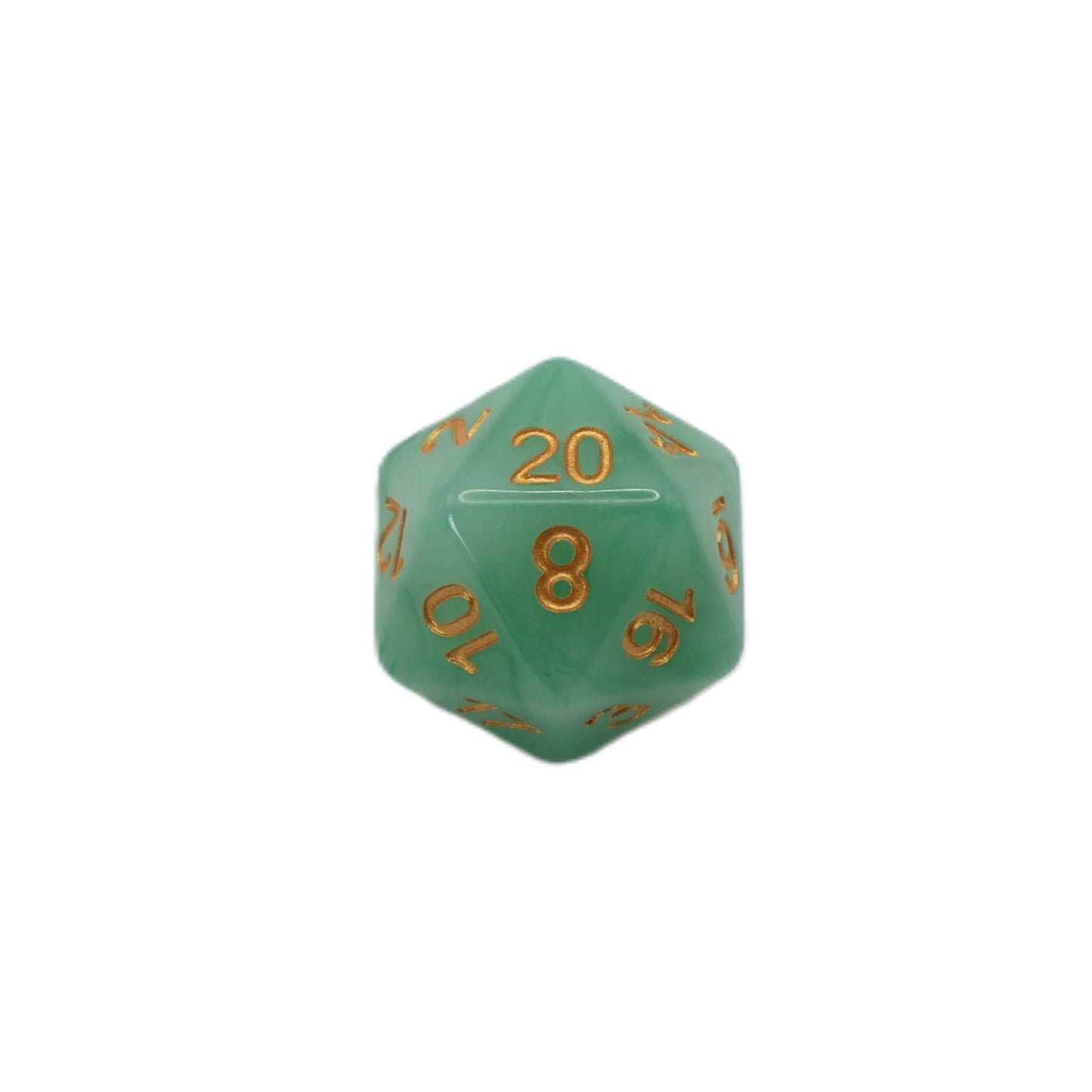 Greener Pastures - 7 Piece DnD Dice Set | Acrylic RPG Gaming Dice - 