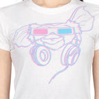Gremlins Gizmo Headphones 3D Glasses Juniors T-Shirt - S