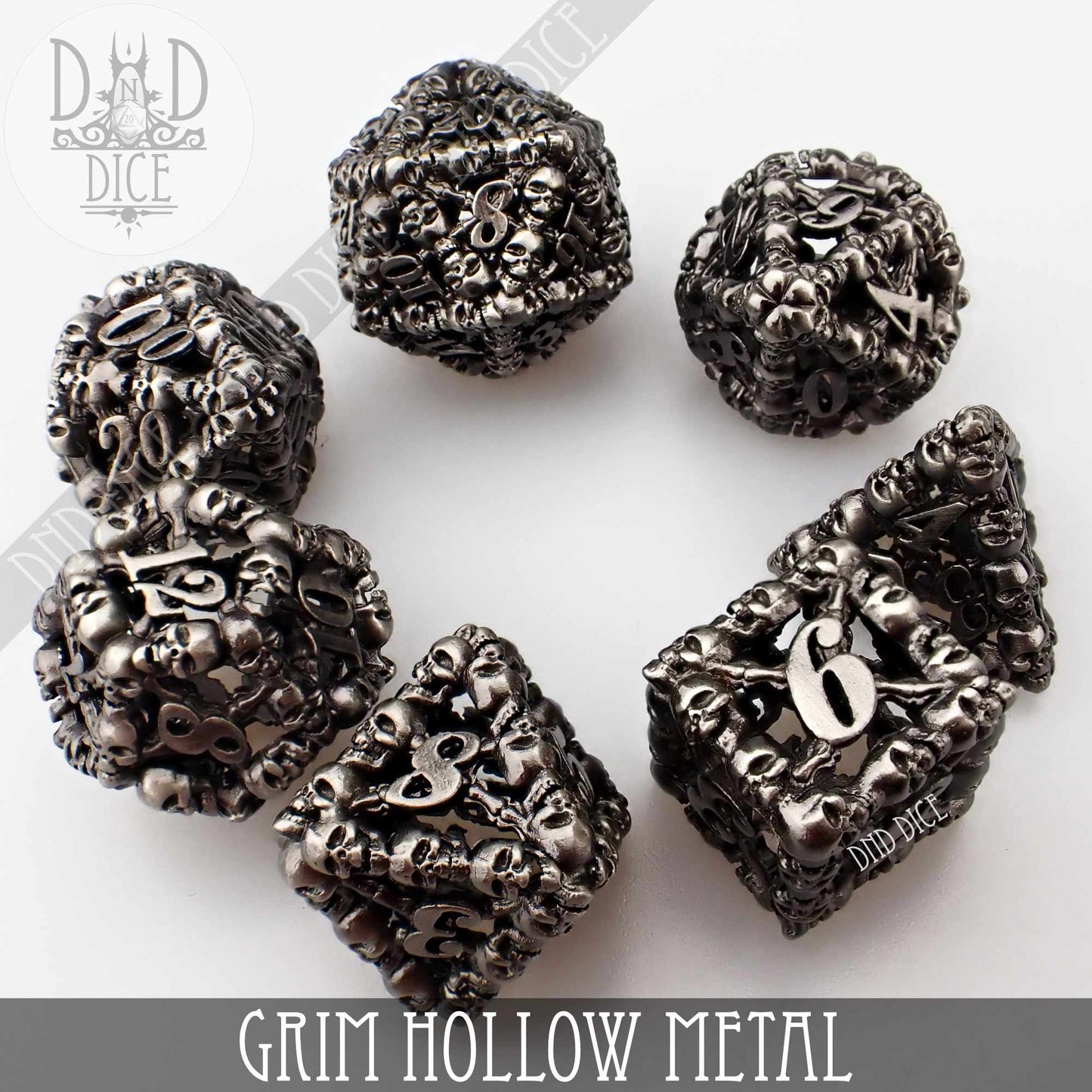 Grim Metal Dice Set (Gift Box)