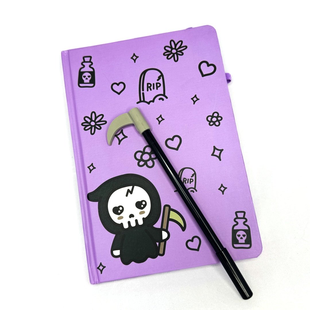 Grim Reaper Reap 'n' Write Pack | 3 Designs + Journal