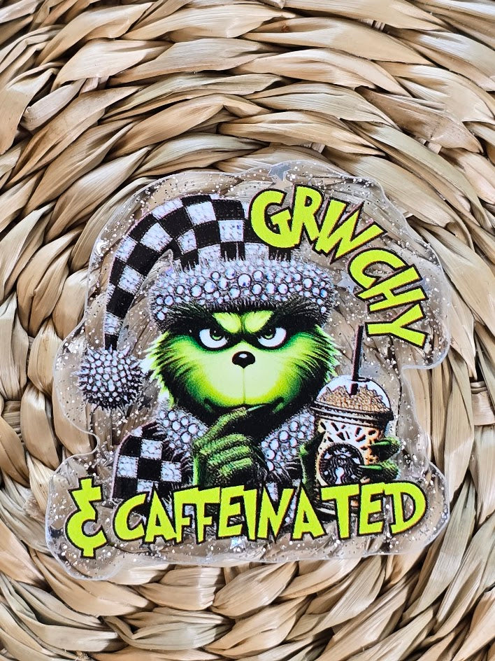 Bogg Bag Charms - Grinchy And Caffeinated