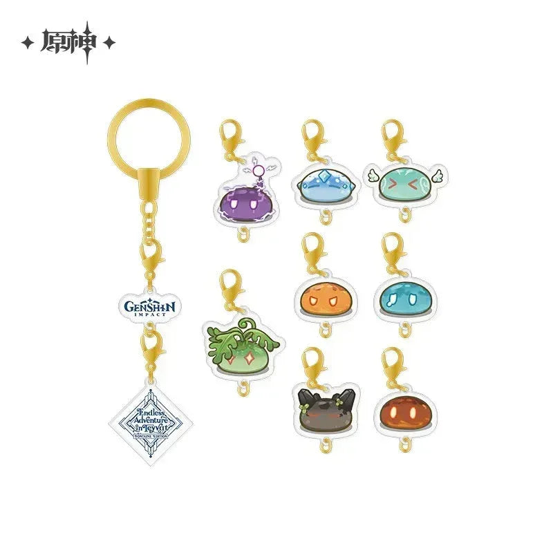 2023 Game Art Exhibition Series Slime Acrylic Keychain Genshin Impact