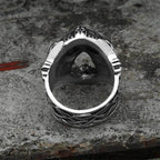 Berserker Stainless Steel Viking Skull Ring - Stainless steel / 7