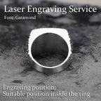Barque Sailing Ship Stainless Steel Marine Ring - Silver / 7
