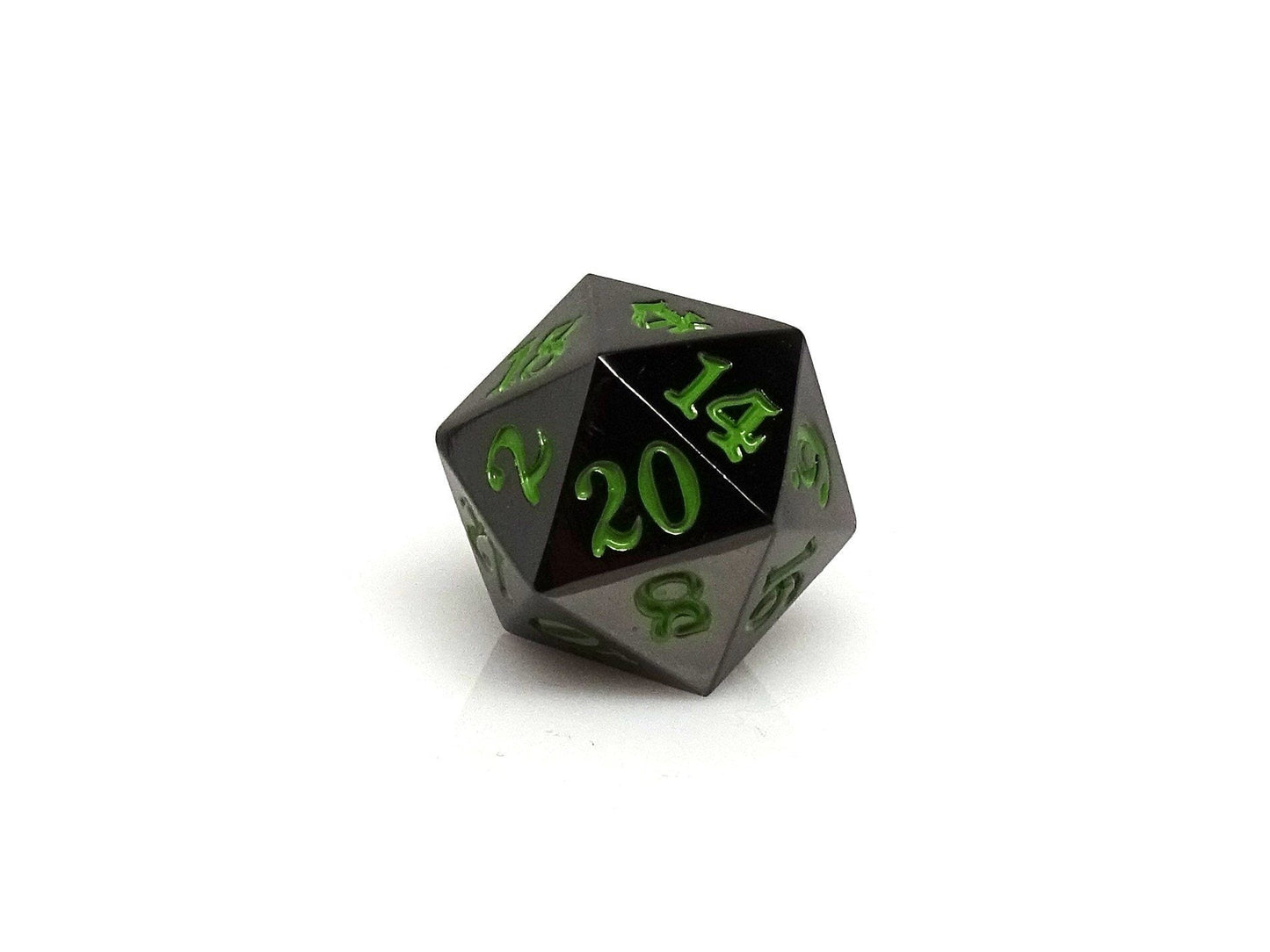 Gun Metal D20 - Signature Font -  Serpent's Blood Font