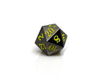 Gun Metal D20 - Signature Font - Yellow Font - 