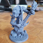 Gunlutt the Troll Guitarist - With Guitar