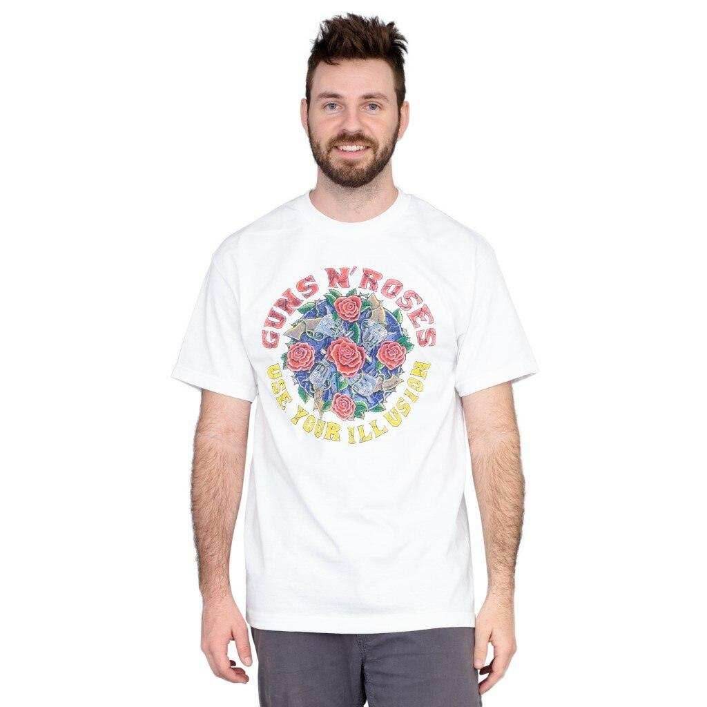 Guns n' Roses Use Your Illusion White T-Shirt - S