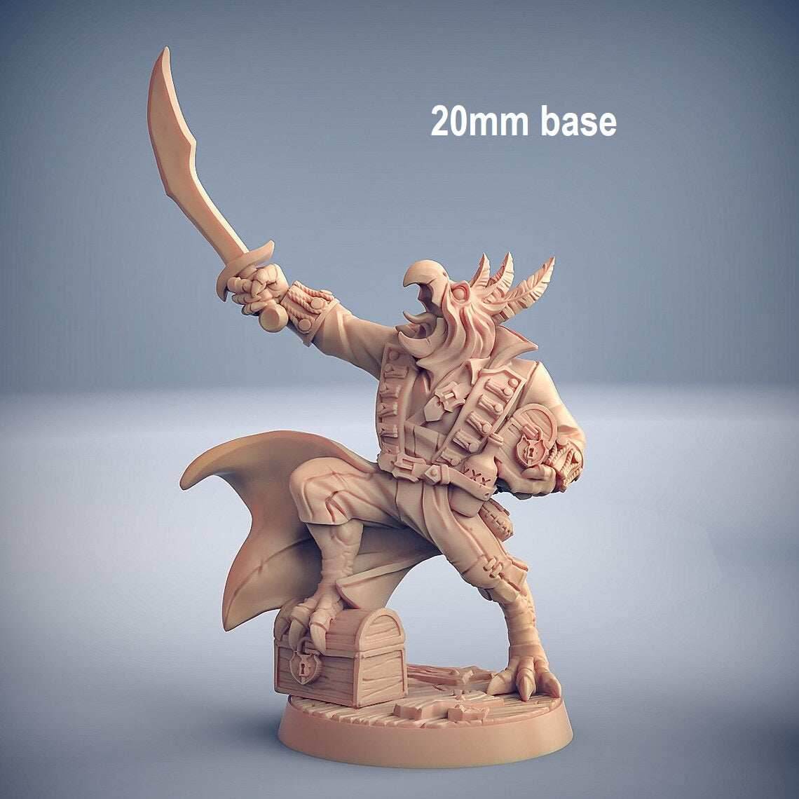 Gyros Shipwrecker (Bird Pirate) - With Scimitar