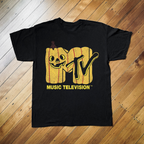 Mtv Halloween Vintage Black T-Shirt