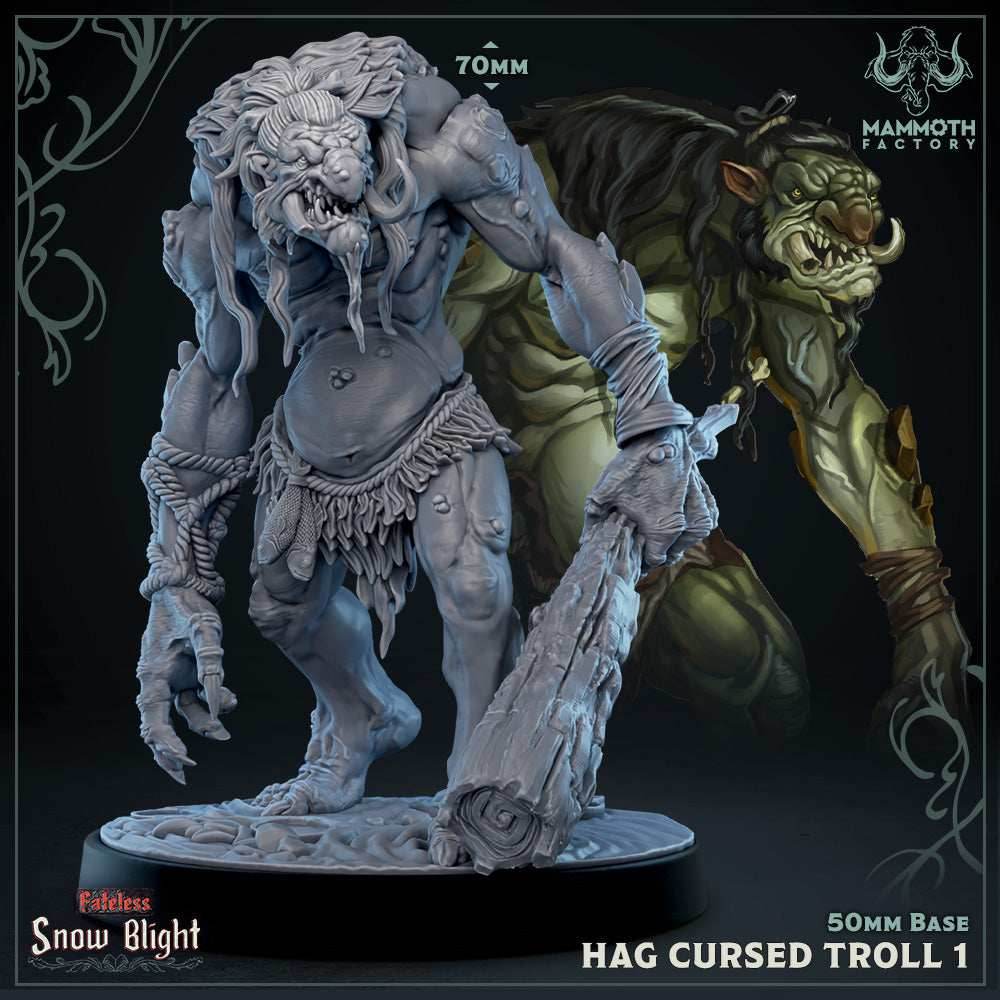 Hag Cursed Troll 1 - With Club
