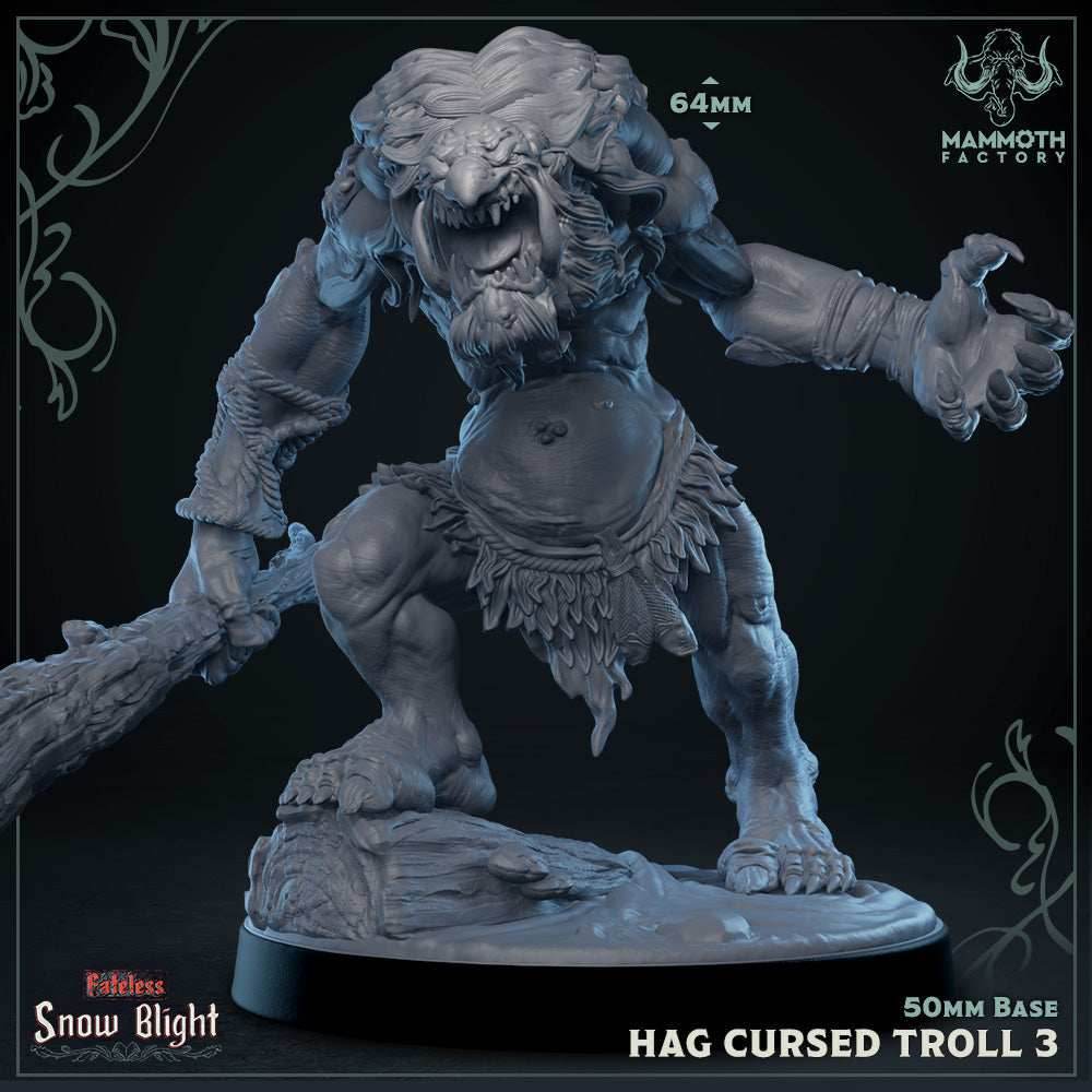 Hag Cursed Troll 3 - With Club