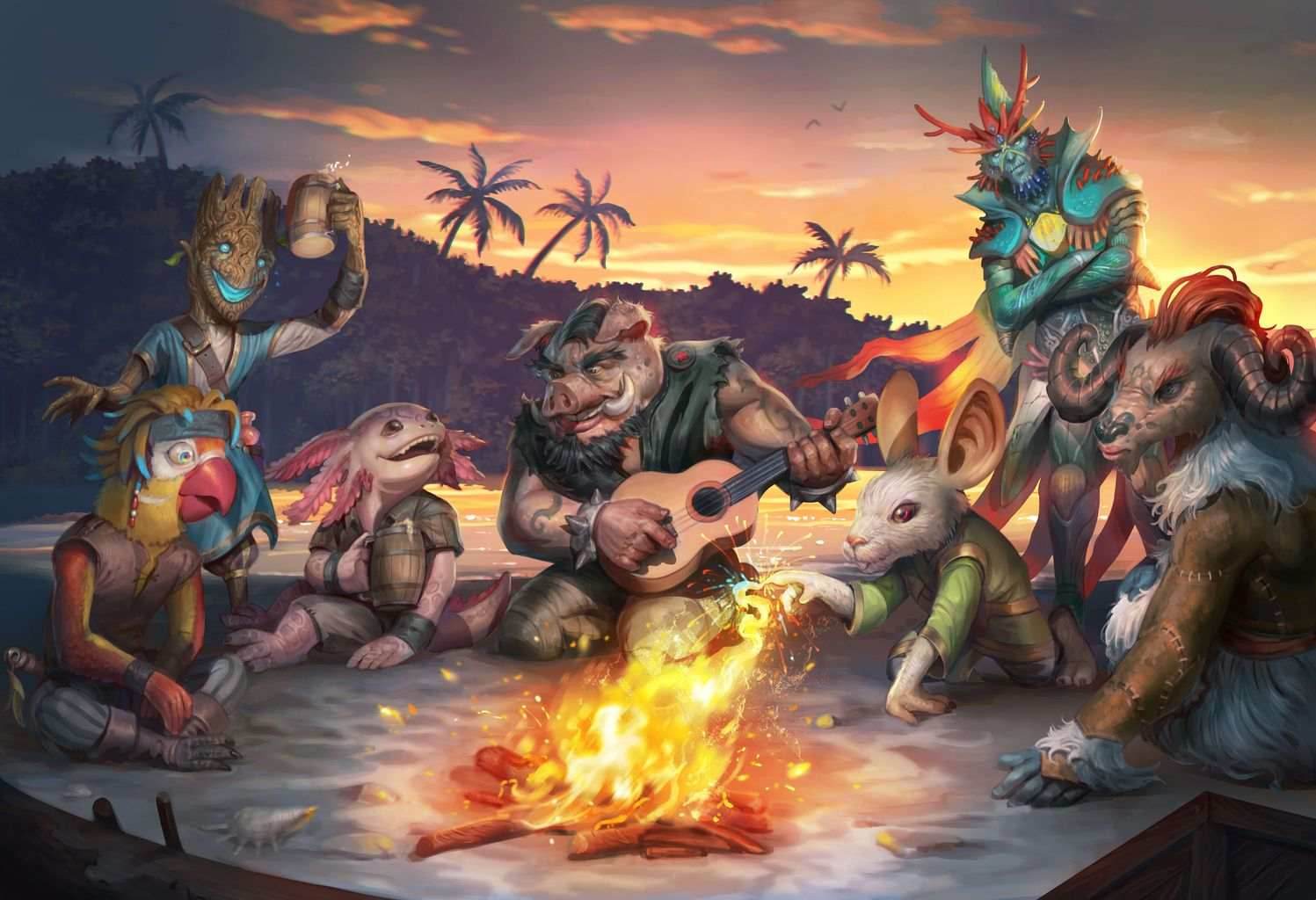 World of Battlezoo: Indigo Isles for Foundry VTT - Pathfinder 2nd Edition / Foundry VTT Module Only