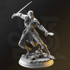 Hali Brookes, Water Elemi Rogue (Female Half-Elf Rogue) - 
