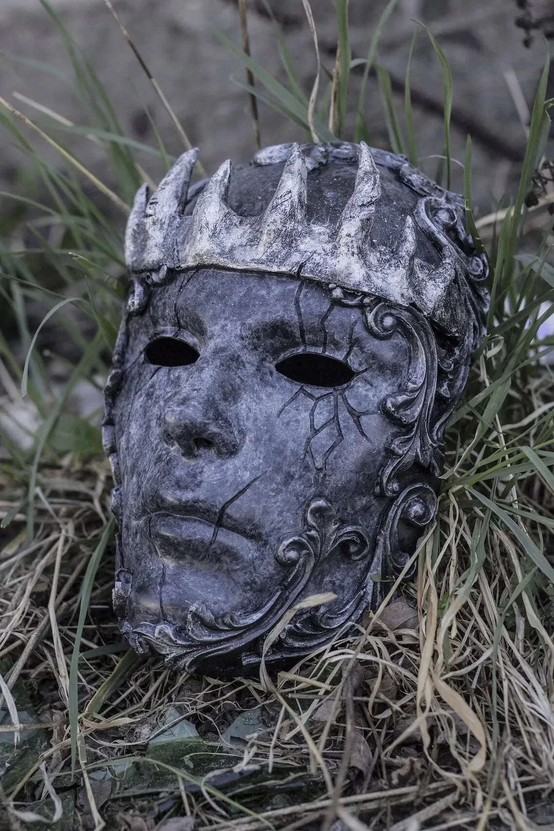 Halloween Abyss King Mask Walker King Cosplay Mask Halloween Noble King Mask Full Venice Mask Party Costume