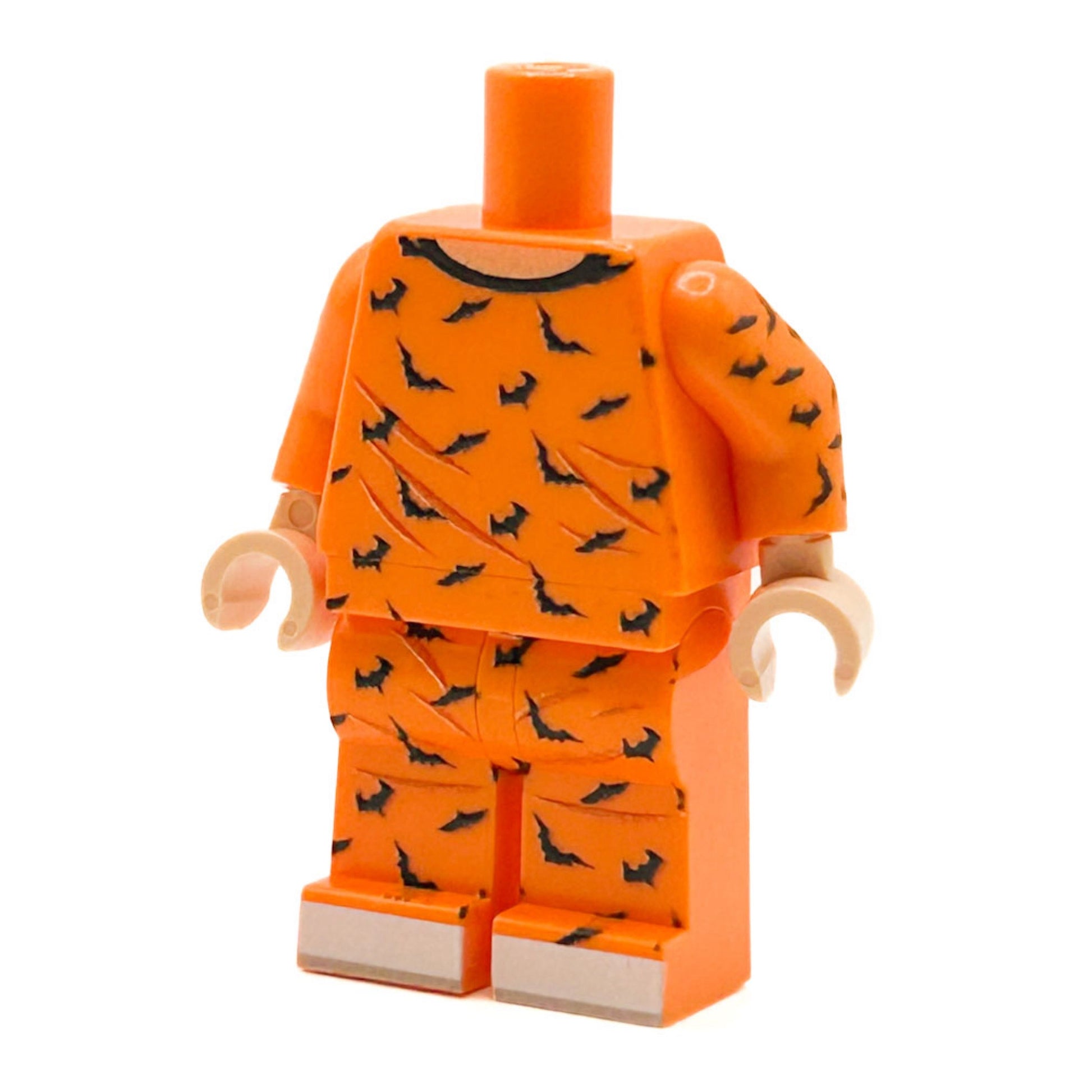 Halloween Bat PJs Minifig Body made using LEGO parts - B3 Customs