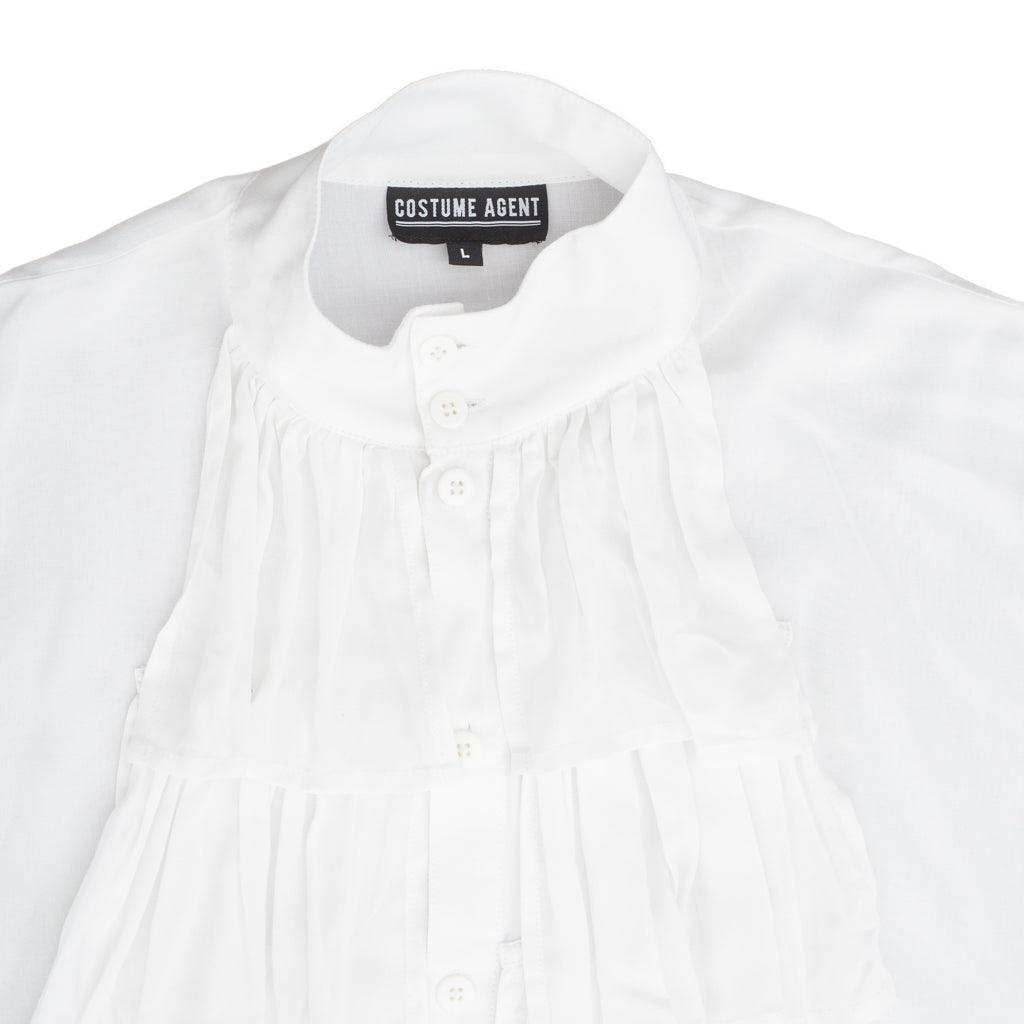 Halloween Costume Jerry Puff White Buttom Up Shirt - S